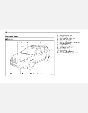 subaru outback 2017 owners manual